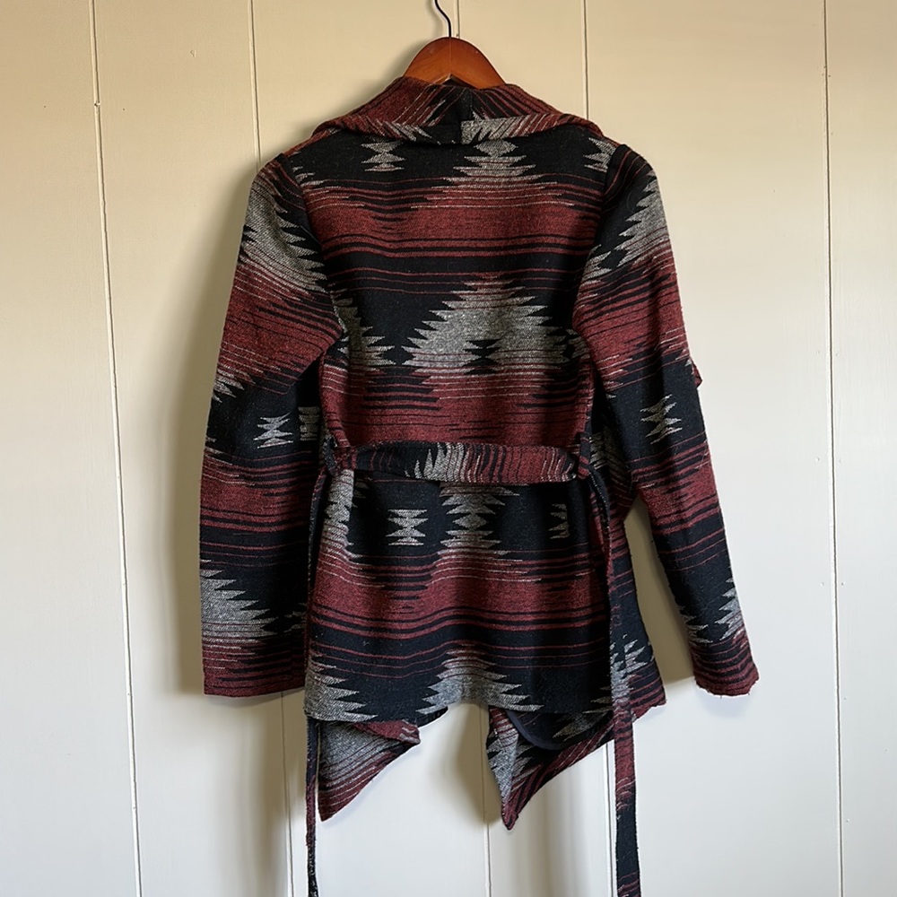 Aztec Boho Wrap Jacket - Picture 4 of 6